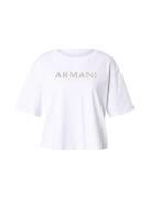 ARMANI EXCHANGE Paita  kulta / hopea / valkoinen