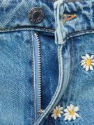 MANGO Farkut 'MASSY'  sininen denim / tummankeltainen / valkoinen
