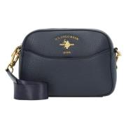 U.S. POLO ASSN. Olkalaukku 'Stanford'  tummansininen / kulta