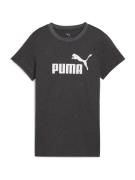 PUMA Toiminnallinen paita 'Ess No. 1'  antrasiitti / valkoinen