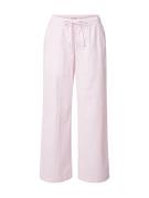 HOLLISTER Housut  vaalea pinkki / valkoinen
