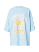 TOPSHOP Paita 'Soleil'  vaaleansininen / keltainen / valkoinen