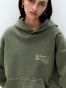 Pull&Bear Collegepaita  pastellinkeltainen / khaki