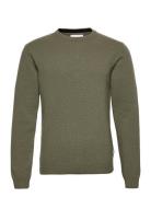 Cfkarl Crew Neck Bounty Knit Khaki Casual Friday