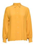 D2. Drapy Puff Sleeve Shirt Yellow GANT