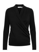 Alanoiw Wrap Blouse Black InWear