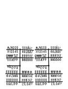 Letters Black Monograph