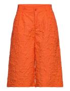 Dina Daily Long Shorts Orange Hosbjerg