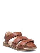 Addison Aop Sandal Brown Wheat