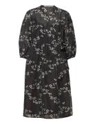 Davida Wrap Dress Black Second Female