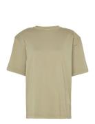 Jersey Essence Drape Tee Khaki Mads Nørgaard