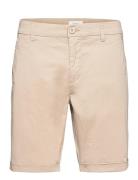 Chuck Regular Chino Poplin Shorts - Beige Knowledge Cotton Apparel