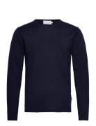 Cfkent Merino Crew Neck Knit Blue Casual Friday