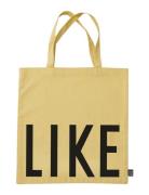 Favourite Tote Bag Yellow Design Letters