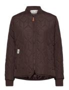 Piper W Quilted Jacket Brown Weather Report