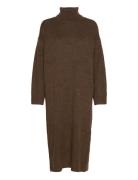 Objabbie L/S Knit Dress Pb12 Brown Object