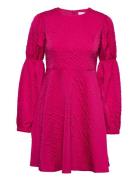 Slfpippi Ls Short Dress B Pink Selected Femme