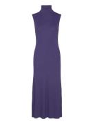 Selma Autumn Dress Purple Blanche