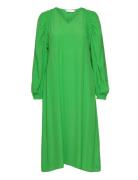 Long Dress In Acetate Green Coster Copenhagen