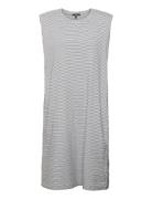 Jersey Dress With Shoulder Pads Grey Esprit Collection