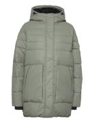 Womens Intrepid Mid Puffer Green Hunter