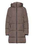 Caroline Puffer Coat Brown Jofama