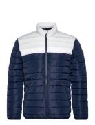 Jwhwing Stand Collar Puffer Jacket Blue Jack & J S