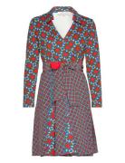 Dvf Dublin Wrap Dress Patterned Diane Von Furstenberg