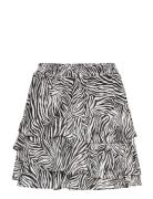 Zebra Flnce Skirt Patterned Michael Kors