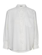 Onltokyo L/S Linen Blend Shirt Pnt Noos White ONLY