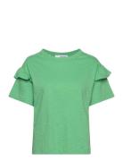 Slfrylie Ss Florence Tee M Green Selected Femme