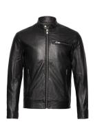 Slhiconic Classic Leather Jkt W Black Selected Homme