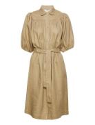 Linen Dress Brown Rosemunde