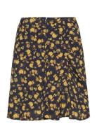 Moss Crepe Rose Short Skirt Patterned Tommy Hilfiger