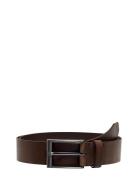 Onsbrad Medium Leather Belt Noos Brown ONLY & SONS