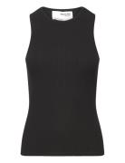 Slfanna O-Neck Tank Top Noos Black Selected Femme