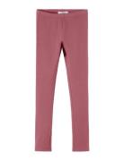 Nkfdavina Solid Swe Legging Bru N Noos Burgundy Name It