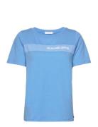 T-Shirt With Game On Print Blue Coster Copenhagen