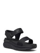 Womens Relaxed Fit D'lux Walker Sandal - New Block Black Skechers