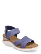 Womens Bobs Beach Kiss Sandal Blue Skechers