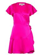 Miranda Wrap Around Dress Pink Lollys Laundry