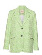 Ivory Leela Blazer Green MOS MOSH