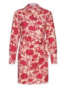 Floral Wrap Dress Red Mango