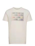 Clive Recycled Cotton Printed T-Shirt White Kronstadt