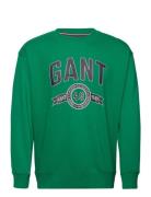 C-Neck Retro Crest Sweater Green GANT