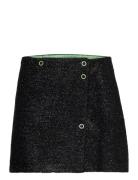 Sparkle Mini Skirt Black Ganni
