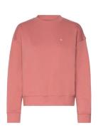 D2. Icon G Essential C-Neck Sweat Pink GANT