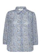 Recycled Polyester Shirt Blue Rosemunde