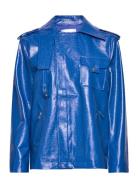 Kaya Pu Jacket Blue Hosbjerg