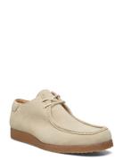 Slhchristopher New Suede Moc-Toe Shoe B Cream Selected Homme